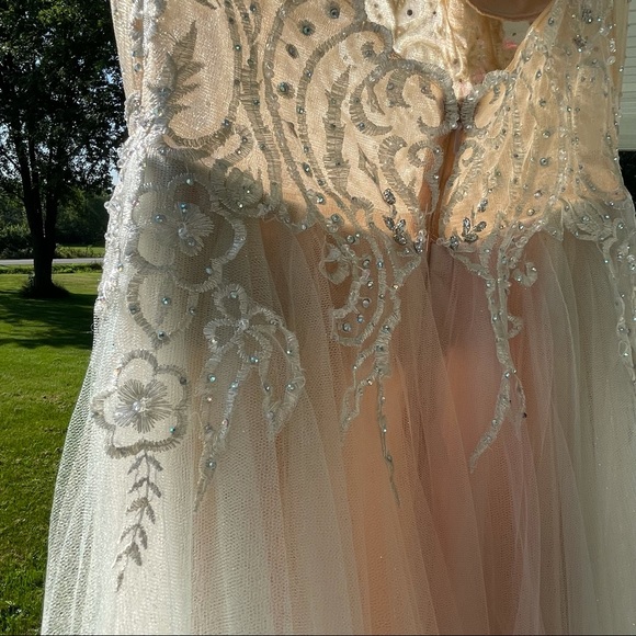 GLAMOUR by TERANI COUTURE beaded tulle gown | 8 - Picture 9 of 15